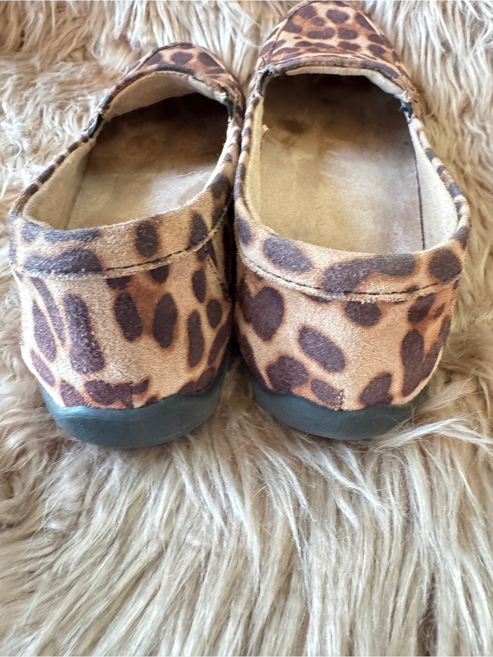 SOUL Naturalizer Leopard Print Slip-On Loafers in Brown and Tan- So soft! Sz 7.5 - Picture 4 of 9